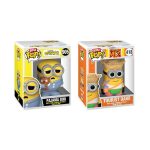 Funko Bitty Pop! 2-Pack Cartoon Animation: Minions - Pajama Bob & Tourist Dave - Image 3