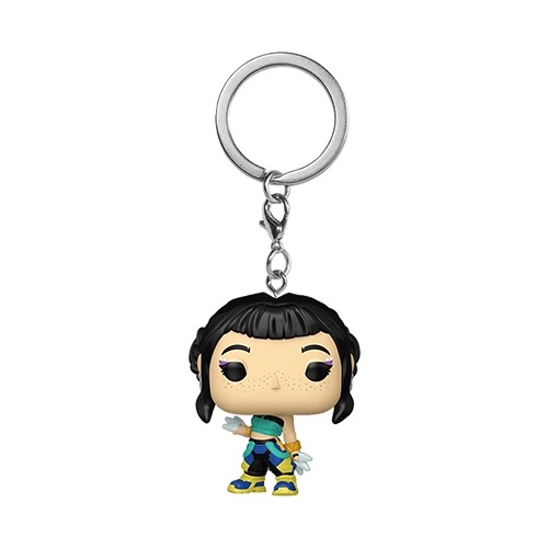 FU95688.jpg Funko Pocket Pop! Keychain Cartoon Animation: K-Pop Demon Hunters - Zoey (How it s Done Song Version) #2256 - Image 1