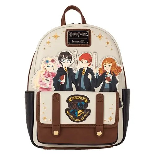 LF-HPBK0275.jpg Funko Loungefly! Leather Wizarding World: Harry Potter Spring Flap Pocket Mini Backpack - Image 1