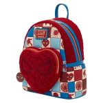 Funko Loungefly! Super Heroes: Marvel - Spider-Man Sherpa Heart Mini Backpack - Image 2