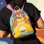 Funko Loungefly Cartoon Animation: Nickelodeon - Rugrats Triple Pockey Cosplay Mini Backpack - Image 8