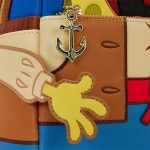 Funko Loungefly! Leather Cartoon Animation: Nickelodeon - SpongeBob SquarePants - SpongeBob Pirate Costume Faux Mini Backpack - Image 4
