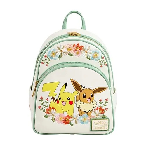 LF-PMBK0284.jpg Funko Loungefly Games: Nintendo - Pokemon - Pikachu & Eevee Mini Backpack - Image 1