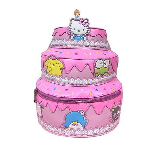 LF-SANBK0503.jpg Funko Loungefly Cartoon Animation: Sanrio - Hello Kitty & Friends Birthday Cake Mini Backpack - Image 1