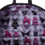 Funko Loungefly Cartoon Animation: Sanrio - My Melody & Kuromi Mini Backpack - Image 5