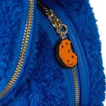Funko Loungefly! Leather Tv Show: Sesame Street - Cookie Monster Plush Mini Backpack - Image 5