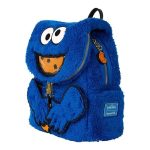 Funko Loungefly! Leather Tv Show: Sesame Street - Cookie Monster Plush Mini Backpack - Image 6