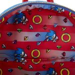 Funko Loungefly Cartoon Animation: Sega Sonic The Hedgehog Classic Cosplay Mini Backpack - Image 6