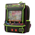Funko Loungefly Cartoon Animation: Teenage Mutant Ninja Turtle 40th Anniversary Vintage Arcade Mini Backpack - Image 3
