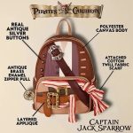 Funko Loungefly! Leather Movies: Pirates of the Caribbean - Jack Sparrow Outfit Cosplay Mini Backpack - Image 5