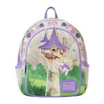 Funko Loungefly! Leather Cartoon Animation: Disney - Tangled - Rapunzel Swinging from Tower Mini Backpack