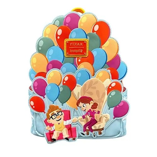 LF-WDBK3720.jpg Funko Loungefly! Leather Cartoon Animation: Disney Pixar - Up - Floating Balloons Mini Backpack - Image 1