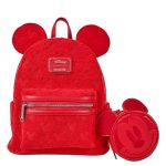 Funko Loungefly Cartoon Animation: Disney - Mickey Mouse & Friends - Mickey Mouse All-Over Print Terry Cloth Mini Backpack