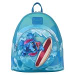 Funko Loungefly Cartoon Animation: Disney - Lilo & Stitch - Stitch Spinning Surfer Mini Bacpack - Image 2