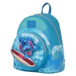 Funko Loungefly Cartoon Animation: Disney - Lilo & Stitch - Stitch Spinning Surfer Mini Bacpack - Image 4