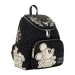 Funko Loungefly! Leather Cartoon Animation: Disney - Mickey Mouse & Friends - Mickey Mouse Sketched Mini Backpack - Image 2
