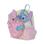Funko Loungefly! Leather Cartoon Animation: Disney - Lilo & Stitch - Stitch & Angel Mini Backpack - Image 2