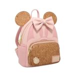 Funko Loungefly! Leather Cartoon Animation: Disney - Minnie Mouse Corkboard Pin Display Ears Mini Backpack with Pin - Image 2