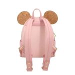 Funko Loungefly! Leather Cartoon Animation: Disney - Minnie Mouse Corkboard Pin Display Ears Mini Backpack with Pin - Image 3