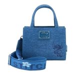 Funko Loungefly! Leather Cartoon Animation: Disney - Lilo & Stitch - Stitch Minimal Denim Tote Bag