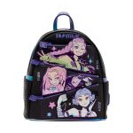 Loungefly! Leather: KPOP Demon Hunters Huntrix Mini Backpack