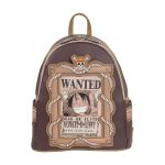 Loungefly! Leather: One Piece Wanted Poter Mini Backpack