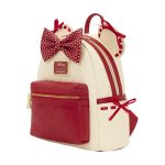 Loungefly! Leather: Disney Minnie Mouse Rock the Dots Mini Backpack - Image 2
